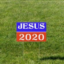 Jesus 2020 sign